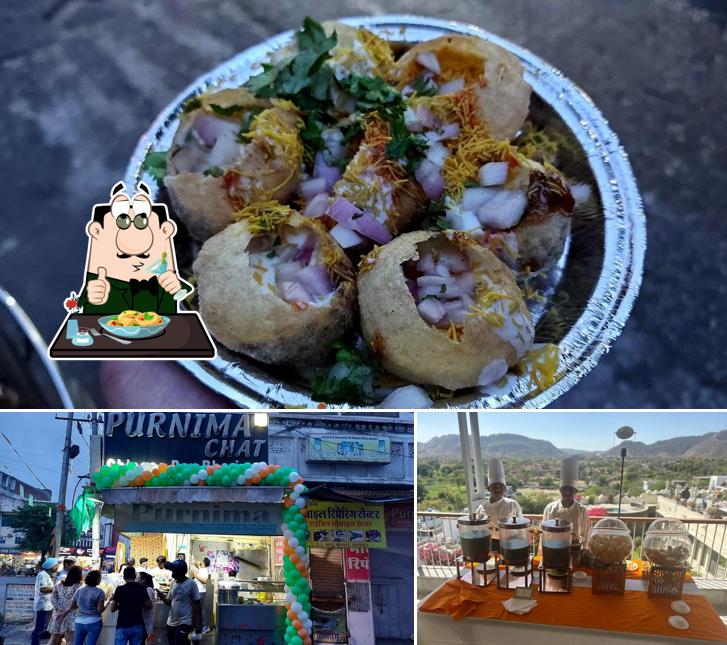 Food at Purnima Chat