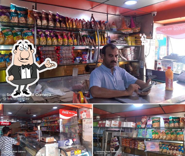 This is the photo depicting interior and food at Aggarwal Sweets And Resturent Indirapuram