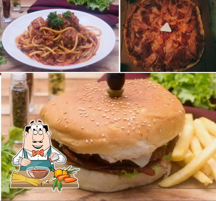 Spaghetti bolognese at Flake Head