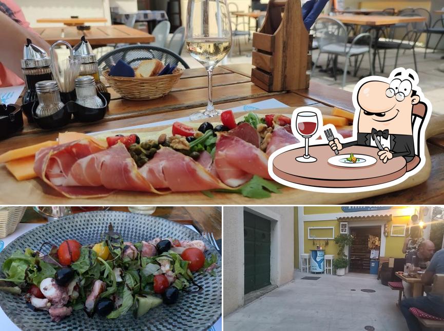 Konoba PLACA si caratterizza per la cibo e interni