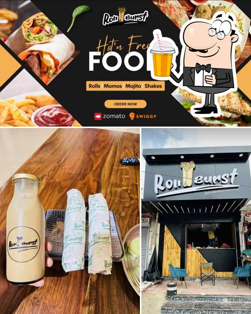 Enjoy a drink at Roll Burst Jaipur