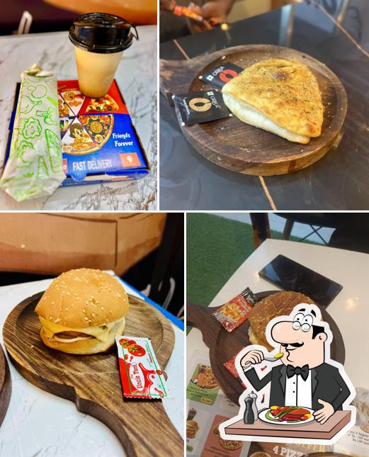 Meals at Sidewalk pizza