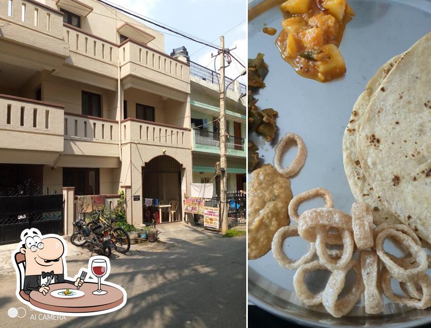 Food at Tharani Andhra Mess