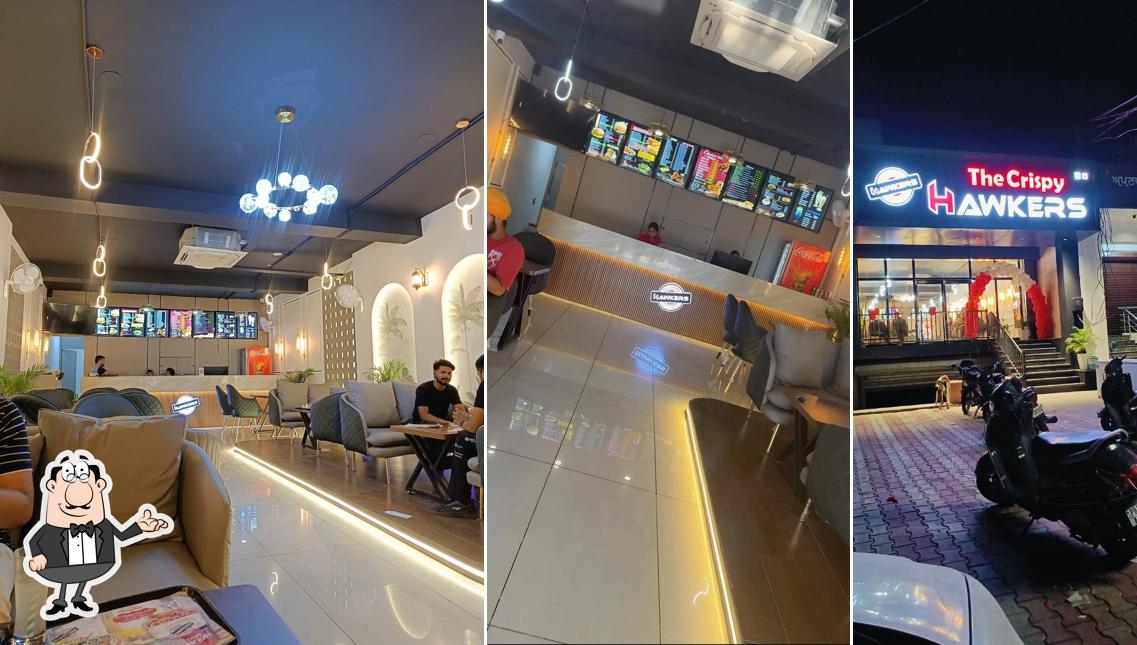 The interior of The Crispy Hawkers Machhiwara