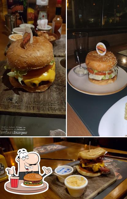 Os hambúrgueres do Safari Burger & Grill irão saciar uma variedade de gostos
