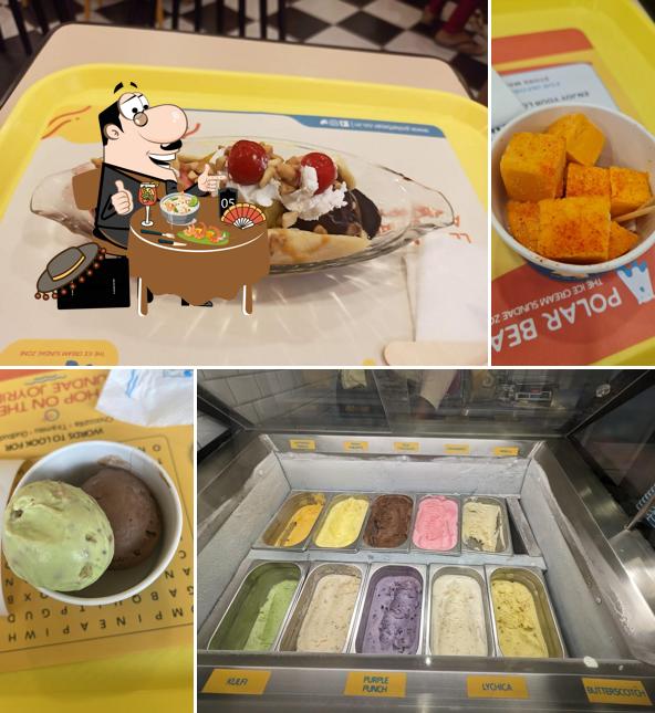 Food at Polar Bear Ice Cream Sundaes - Natura walk