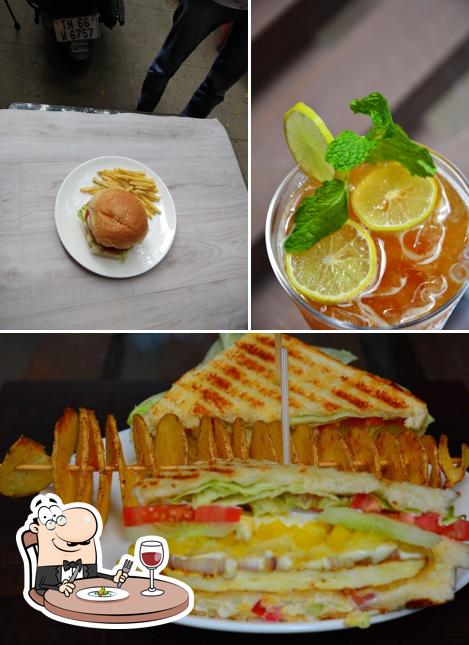 Food at Orange I Coffee Shop