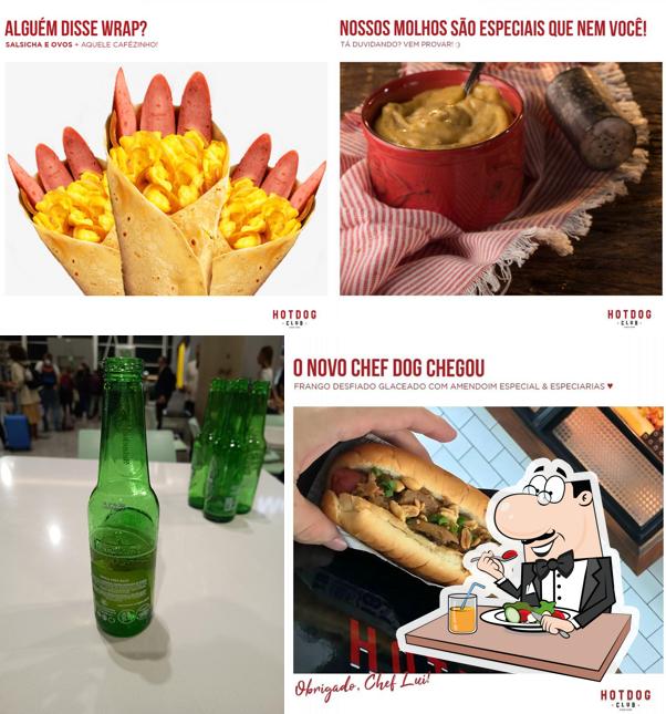 Comida em Hot Dog Club
