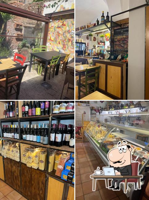 Gli interni di La Salumeria fratelli Zappala'