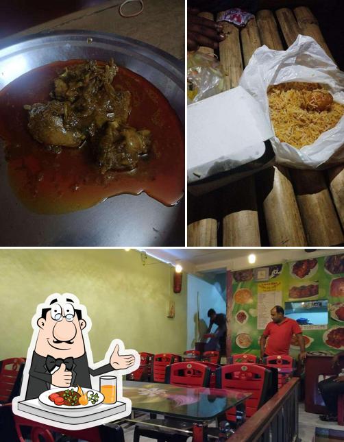 The image of food and interior at Metro Hotel And Restrurent