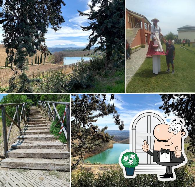 Goditi la vista dagli esterni di CONTADO SAN LORENZO - AGRITURISMO GIGLIO ROSSO