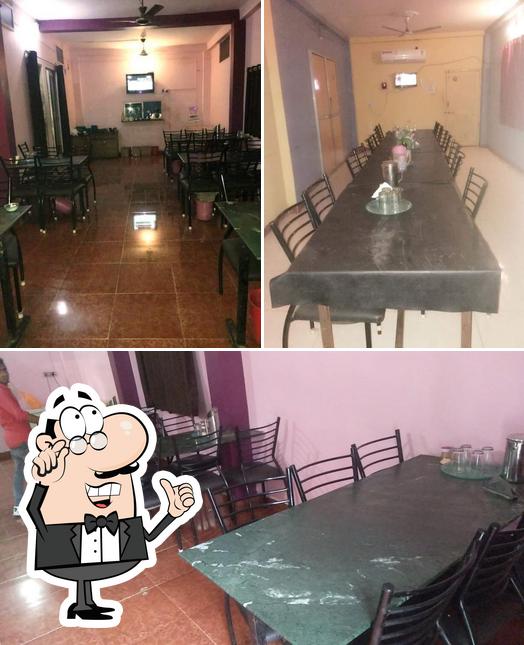 The interior of Hotel Kanishka Restaurant