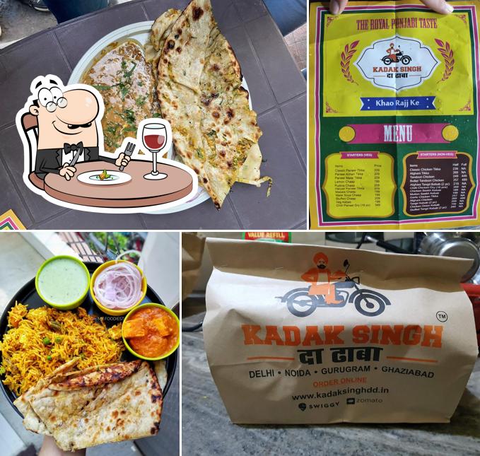 Food at Khadak Singh Da Dhaba