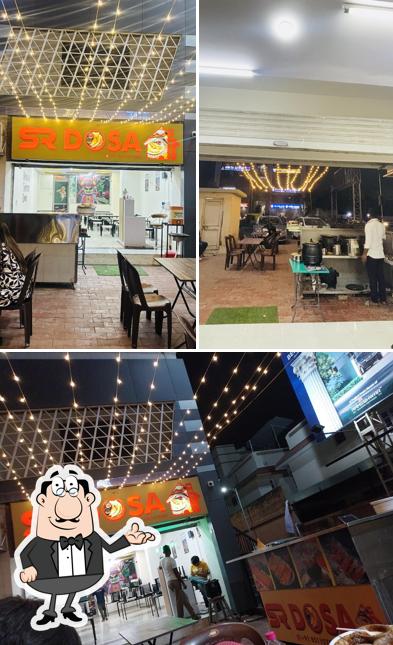 The interior of SR dosa house