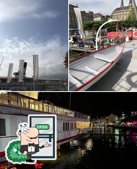 Gli esterni costituiscono una caratteristica importante di Schiffrestaurant Wilhelm Tell