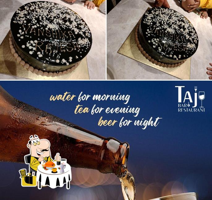 Check out the photo depicting food and beer at Taj Banquet Hall And Restaurant