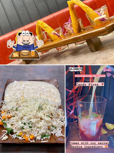 Among various things one can find food and interior at Trishiv Chinese Bistro Corner - VEG JAIN CHINESE PIZZA PASTA RESTAURENT