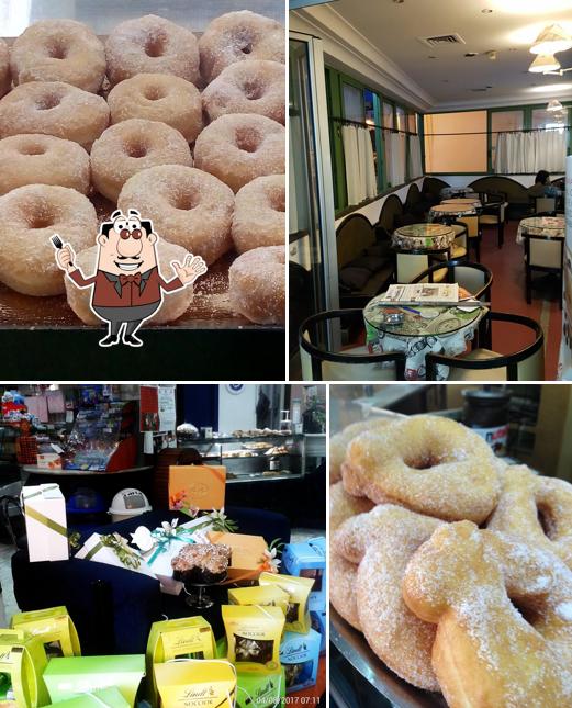 Platti al Pasticceria Bar Pina Lingua Montese