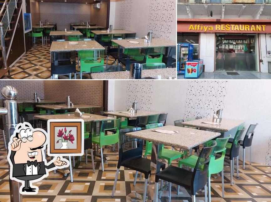 The interior of Alfiya Restaurant
