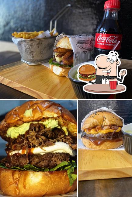 Hambúrguer em Hermanos Food