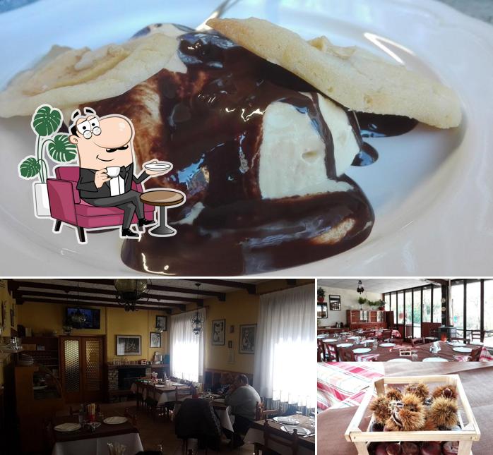 Dai un’occhiata alla immagine che mostra la interni e cibo di Hotel Campregheri