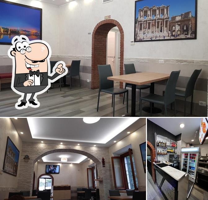 Gli interni di Istanbul kebap merate