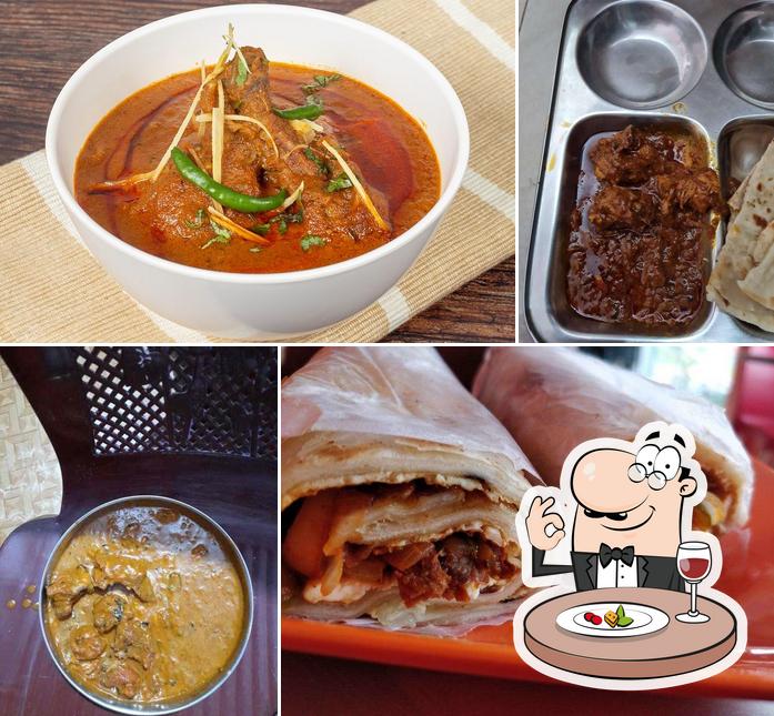 Meals at Kalpana Restaurant & Kolkata Rolls