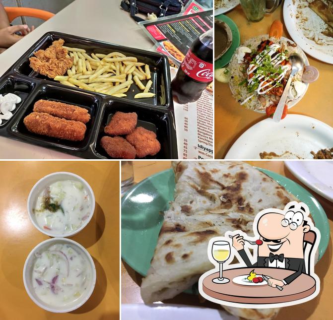 Food at Kevis Restaurant