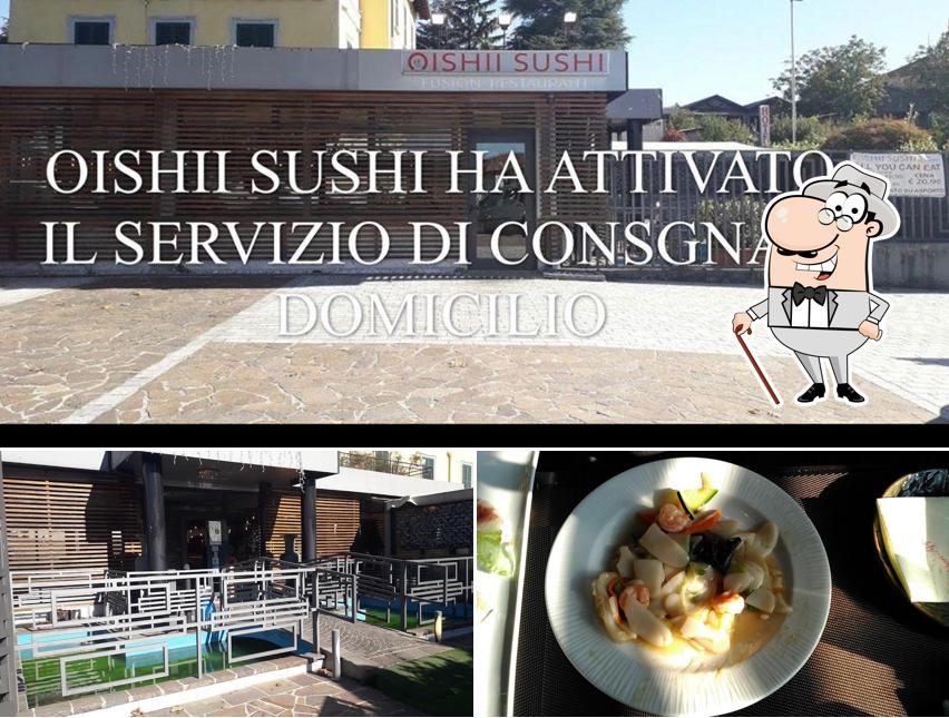 La foto di esterno e cibo da Oishii Sushi
