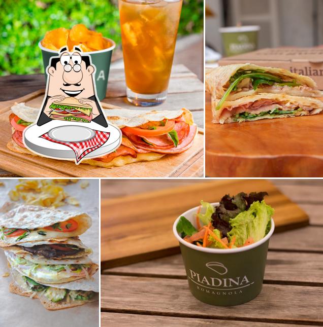 Clube sanduíches em Piadina Romagnola - Restaurante