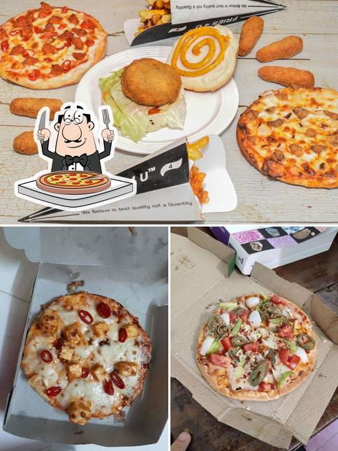 Try out pizza at Fries 4 U