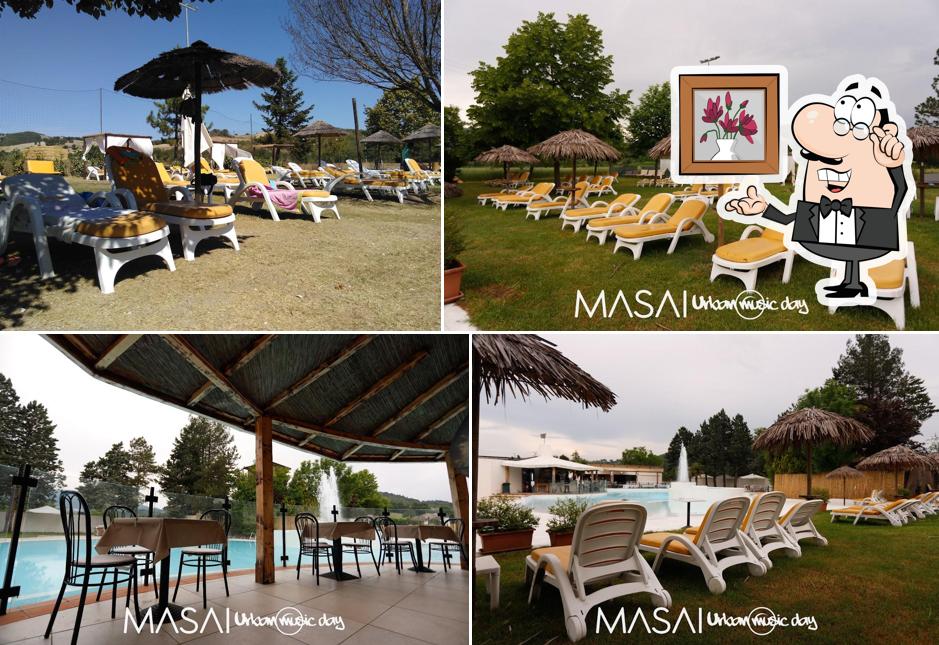 Dai un'occhiata agli interni di Masai summer village