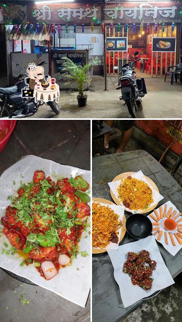 The photo of food and exterior at Shree samarth chinese and roll house