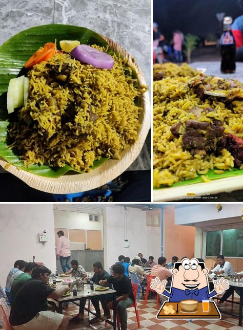 The image of food and interior at hoskote dum biryani 4AM Rio Cafe