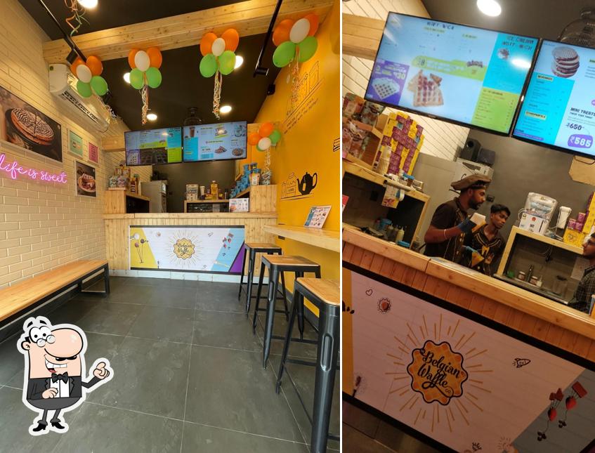 The interior of The Belgian Waffle Co