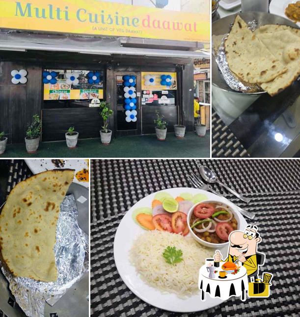 Food at Veg Daawat
