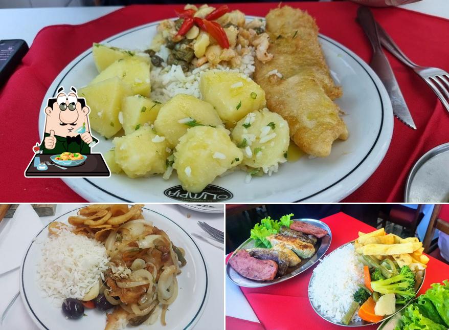 Comida em Restaurante Olímpia