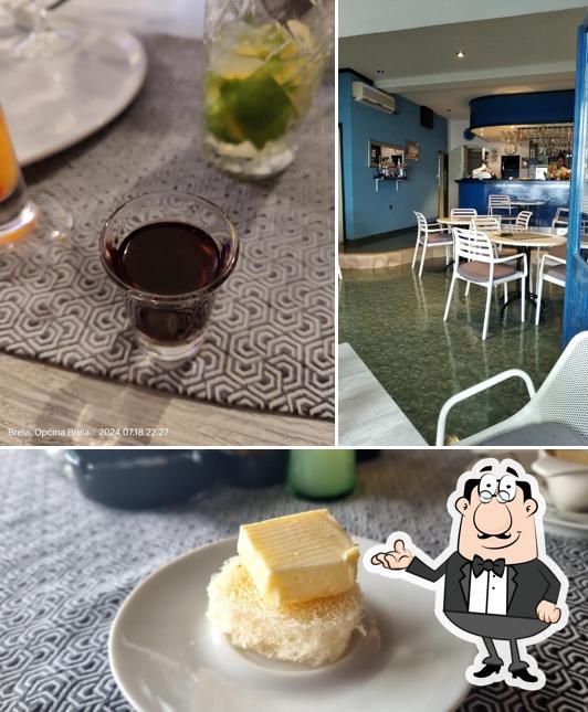 Tra le diverse cose da Bistro Lungo Mare si possono trovare la interni e cibo