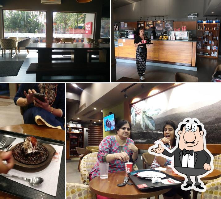 The interior of Café Coffee Day