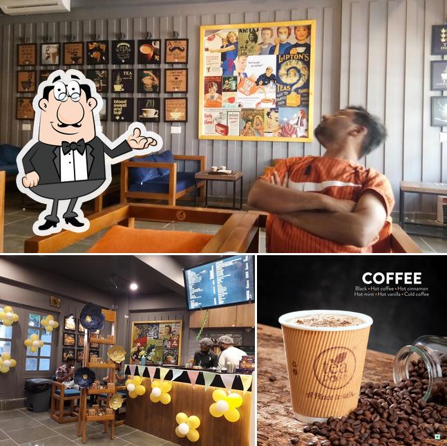 Among various things one can find interior and beverage at Tea Post