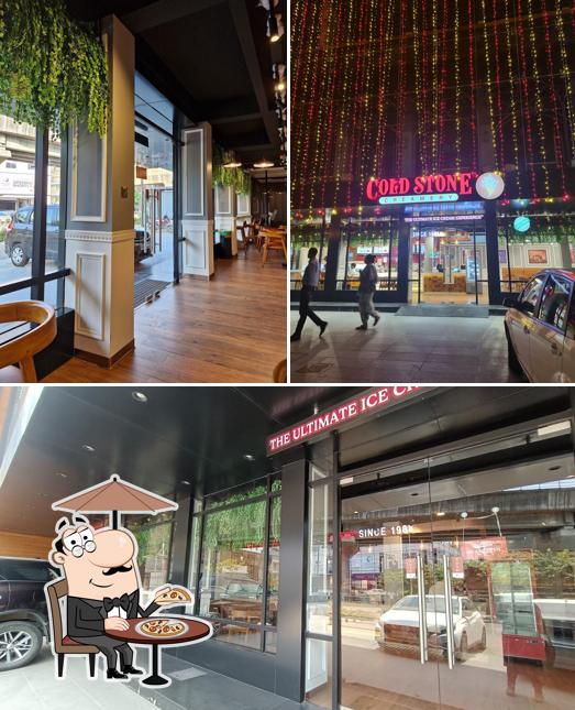 The exterior of Cold Stone Creamery