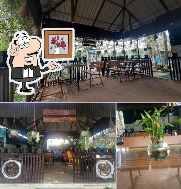 The interior of Mojo cafe