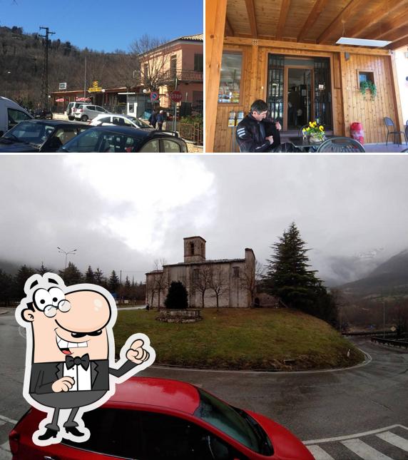 Questa è la foto che raffigura la esterno e interni di Bar Tabacchi Ricevitoria Lotto Di Vallesi Rita