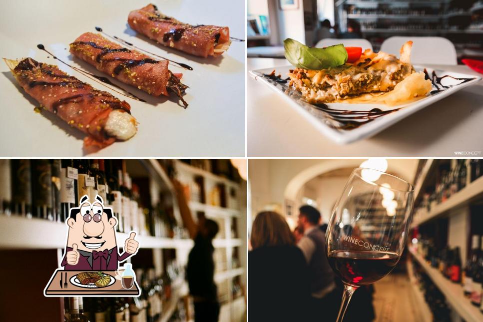Ordina i un pasto a base di carne a Enoteca Wineconcept
