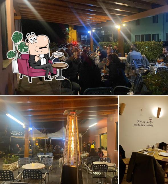 Dai un'occhiata agli interni di Osteria da Silvia