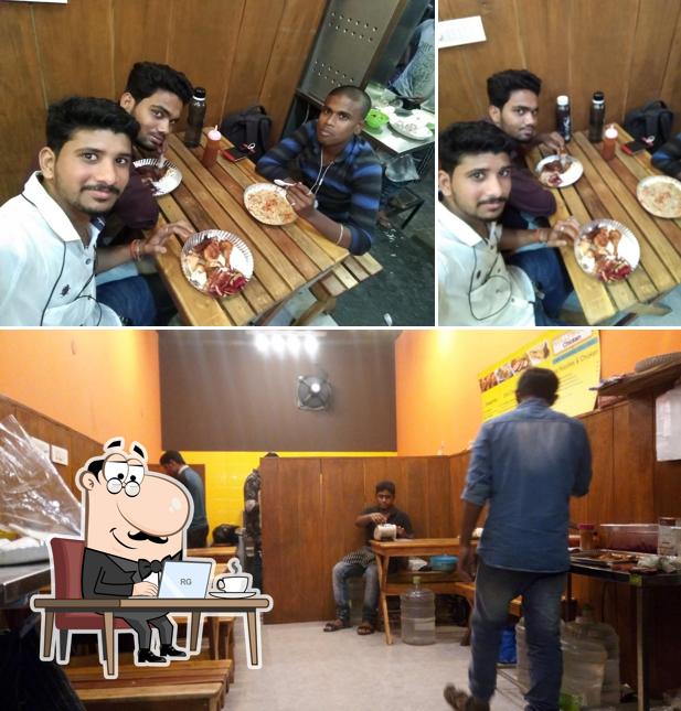 The interior of Hollywood chicken