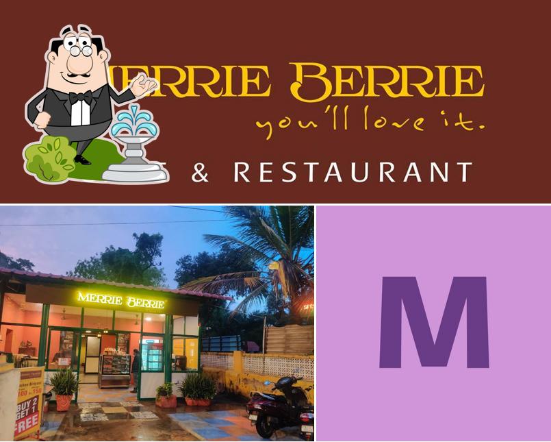 The exterior of MERRIE BERRIE