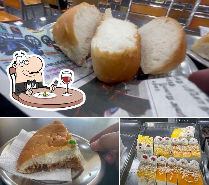 Pulled pork sandwich at sri divya bakes '