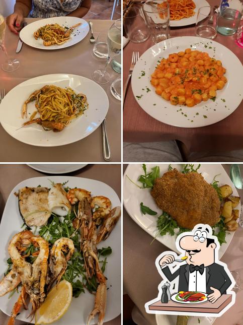 Cibo al ristorante tema