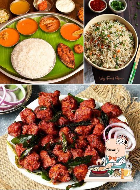 Fried rice at HOTEL SHANMUGAVILAS